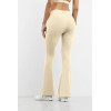 High rise 4 ways stretchy flared pants for women nylon spandex yoga leggings