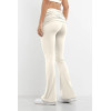 Folded waistband flared yoga pants buttery soft bell bottom leggings