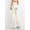Folded waistband flared yoga pants buttery soft bell bottom leggings