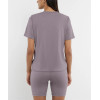 Regular fit curved hem sports tees light weight cotton t shirts