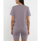 Regular fit curved hem sports tees light weight cotton t shirts