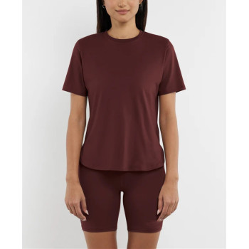 Regular fit curved hem sports tees light weight cotton t shirts