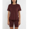Regular fit curved hem sports tees light weight cotton t shirts
