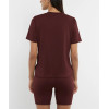 Regular fit curved hem sports tees light weight cotton t shirts