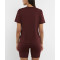 Regular fit curved hem sports tees light weight cotton t shirts