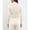 Women's long sleeve wrapped top v neck full coverage sports tee