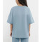 Unisex oversized cotton t shirts breathable crew neck drop shoulder sports tee