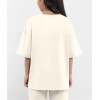Unisex oversized cotton t shirts breathable crew neck drop shoulder sports tee