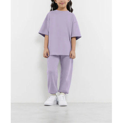 Unisex oversized cotton t shirts breathable crew neck drop shoulder sports tee