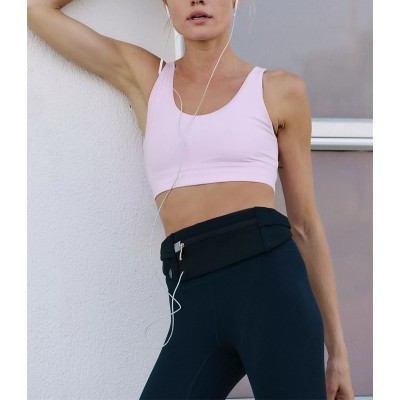 Womens  Sports Bra, Scoop Nek High Impact Yoga Bra Workout Crop Top with Built in Bra