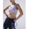 Women’s Wireless Racerback Sports Bra, Moisture-wicking Compression Support Bra, Yoga bra