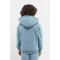 Kids oversized zip hoodies with kangaroo pockets cotton full zip jackets with hood
