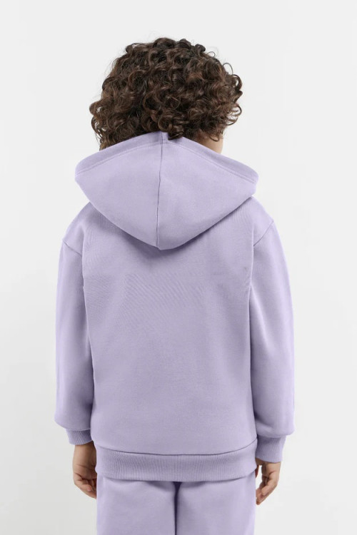 Kids oversized zip hoodies with kangaroo pockets cotton full zip jackets with hood