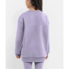 Oversized crew neck pullovers for kids drop shoulder cozy sweatshirts