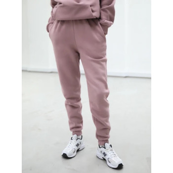 Elastic waist oversized cotton joggers with side pockets
