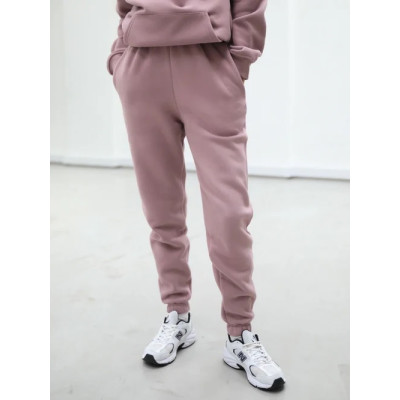 Elastic waist oversized cotton joggers with side pockets