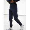 Elastic waist oversized cotton joggers with side pockets