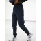 Elastic waist oversized cotton joggers with side pockets