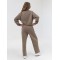 Drawstring adjustable cotton flared pants for ladies athleisure style running pants