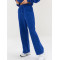 Drawstring adjustable cotton flared pants for ladies athleisure style running pants