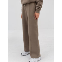 Drawstring adjustable cotton flared pants for ladies athleisure style running pants