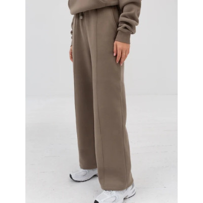 Drawstring adjustable cotton flared pants for ladies athleisure style running pants