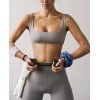 Square Neck Sports Bra for Women Wirefree Non Padded Yoga Bra, Workout Sports bra