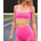 Square Neck Sports Bra Custom Logo Yoga Bra, Workout Sports bra,custom ,gym wear manufacturers
