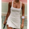 Women's Cloud Feeling Racerback Tennis Dress with Separate Shorts and Built in Bra Golf Dress, Tennis wear