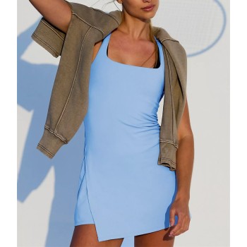 Womens High quality Tennis Dress, Workout Dress with Shorts & Bra Golf Athletic Dresses for Women