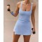 Womens High quality Tennis Dress, Workout Dress with Shorts & Bra Golf Athletic Dresses for Women