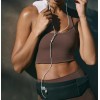 Womens' Sports Bra Longline Medium Support Sports Bra ,gym wear manufacturers