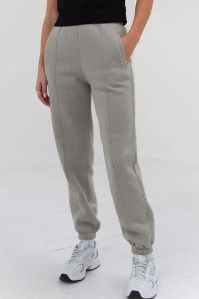 Elastic waist cotton fleece everyday sweatpants regular fit jogger pants