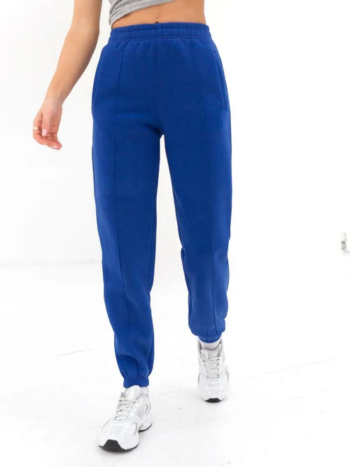 Elastic waist cotton fleece everyday sweatpants regular fit jogger pants