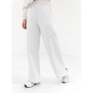 High waist cotton blend wide leg sweatpants relaxed fit fashionable pants