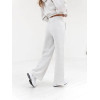 High waist cotton blend wide leg sweatpants relaxed fit fashionable pants