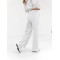 High waist cotton blend wide leg sweatpants relaxed fit fashionable pants
