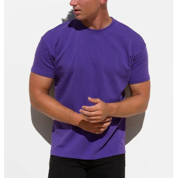 Men's relaxed fit cotton short sleeve tees