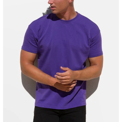 Men's relaxed fit cotton short sleeve tees