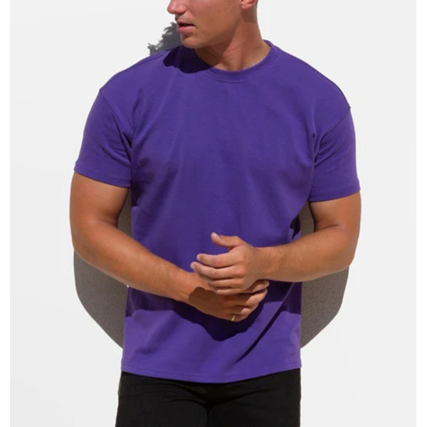 Men's relaxed fit cotton short sleeve tees