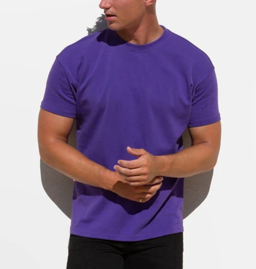 Men's relaxed fit cotton short sleeve tees