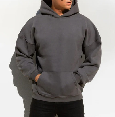 Men's heavy weight kangaroo pocket hoodies hooded cotton sweatshirts