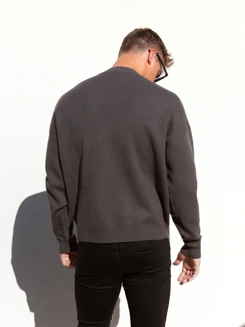 Men's crew neck relaxed fit pullovers