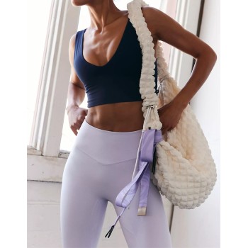 High Impact Sports Bras for Women,Racerback Running Bra Workout Crop Tank Tops Longline Sports Bra Push up