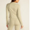 Women's full zipper moisture wicking long sleeve fitness jackets with thumb hole
