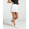 Women's 2 in 1 pleated tennis skirts elastic waist moisture wicking skirt