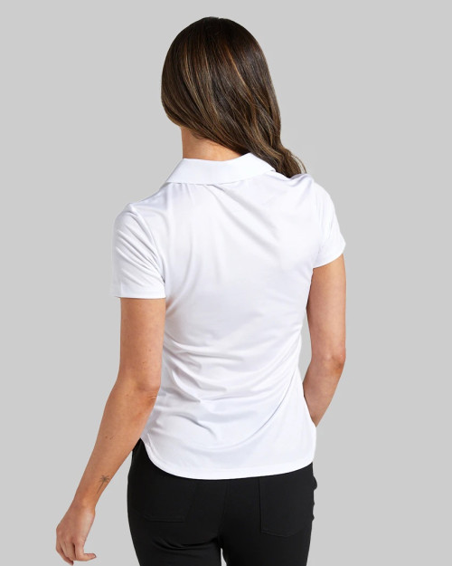 Women's short sleeve performance polo shirts