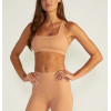 Scoop neck medium impact back cross sports bra