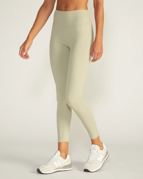 High waist nude feeling no front seam yoga leggings nylon spandex ankle leggings