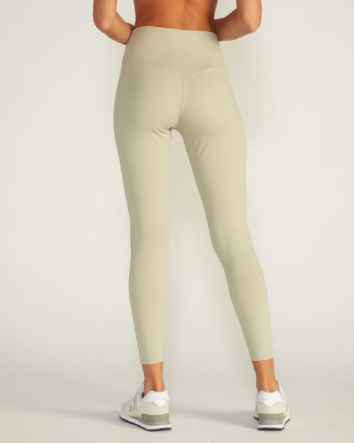 High waist nude feeling no front seam yoga leggings nylon spandex ankle leggings